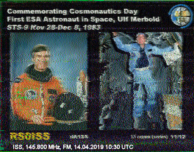 Read more about the article ISS sendet Bilder im 2m- Band