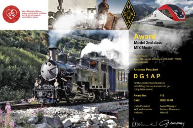 Sonderrufzeichen: HB175RAIL