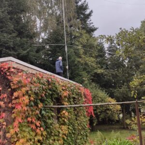 Demontage der Vertikalantenne von DL3JLM†