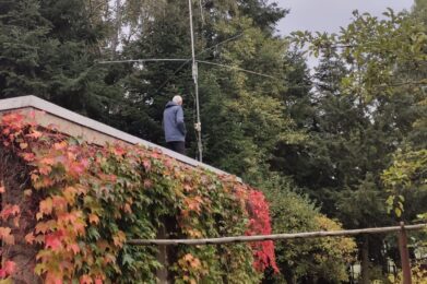 Demontage der Vertikalantenne von DL3JLM†